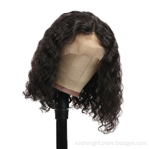 Factory wholesale high quality brazilian human hair wigs for black women,blythe doll curly bob cap wig lace front wigs